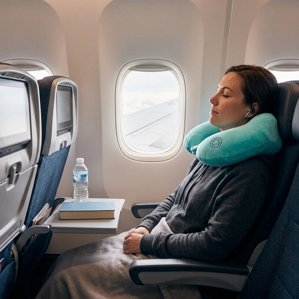 Custom Logo Travel Hump U-Shaped Pillow