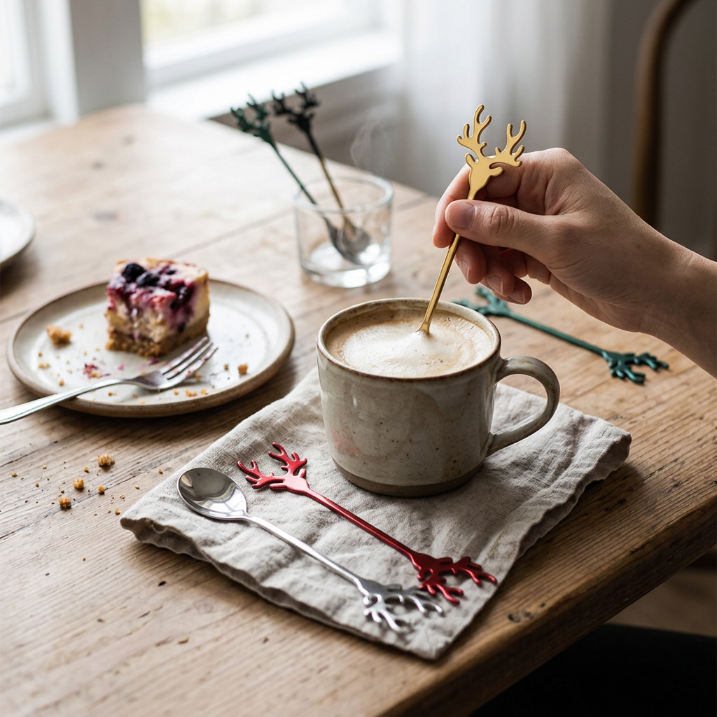 Custom Logo Elk-shaped Tableware Set