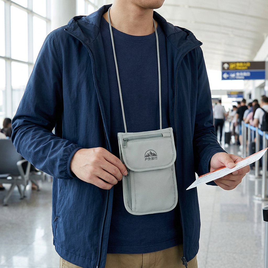 Custom Logo Anti-theft Card Pack Passport Storage Bag