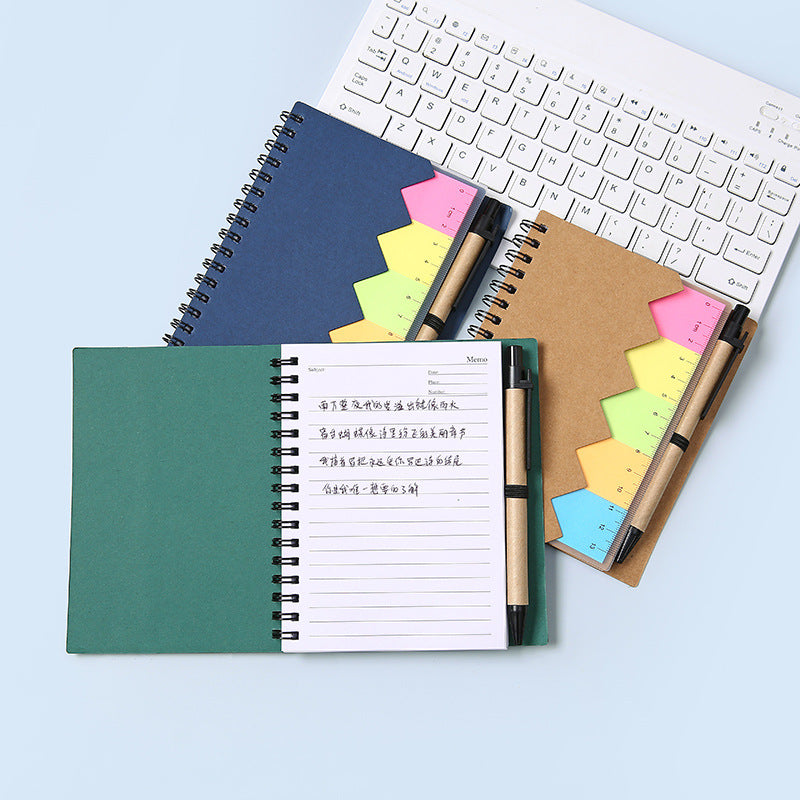 Custom Logo Office Small Ruler Post-it Notebook | Premium Corporate Gifts and Custom Gifts